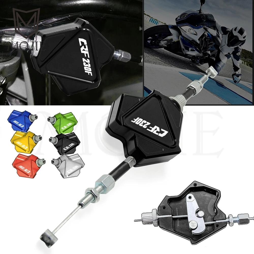 

Motorcycle CNC Aluminum Stunt Clutch Lever Easy Pull Cable System For HONDA CRF230F CRF 230F 230 CRF230 F 2003-2017 2016 2015