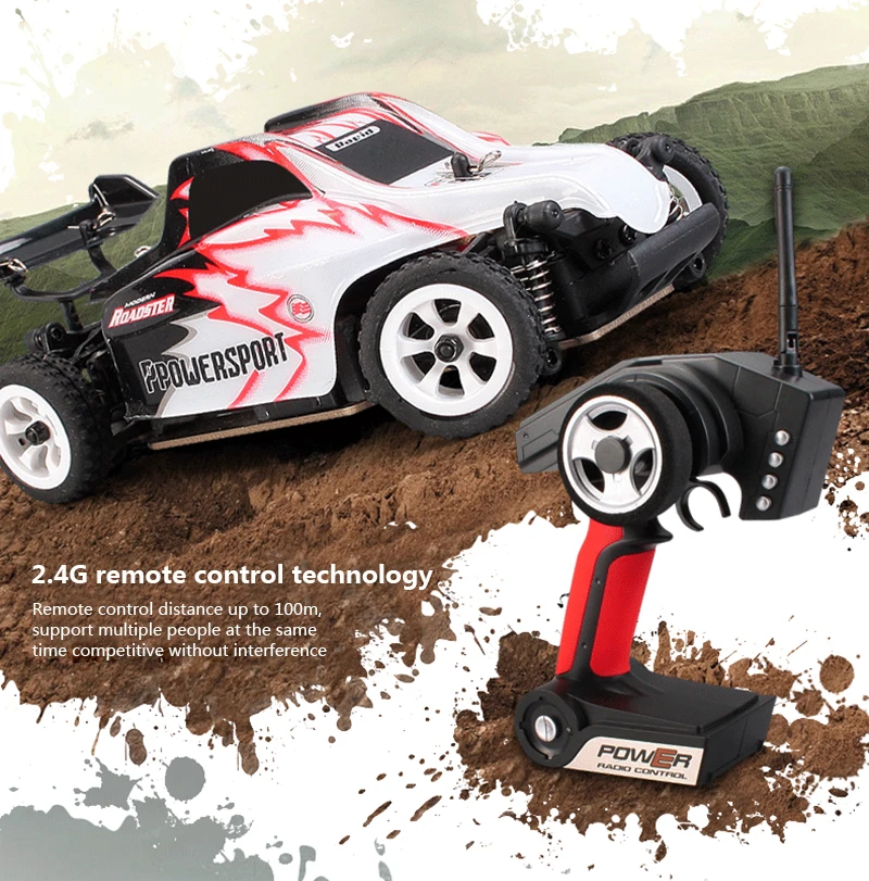 K999 rc автомобиль 1:28 внедорожник 2,4G Электрический четырехколесный пульт дистанционного управления автомобиль Черное золото шасси скорость 30 км RC Внедорожник