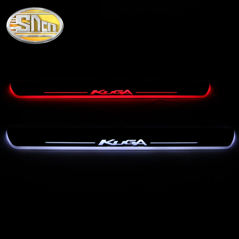 SNCN Автомобильный светодиодный дверной порог для Ford Kuga 2013 2014 2015 ультра тонкая