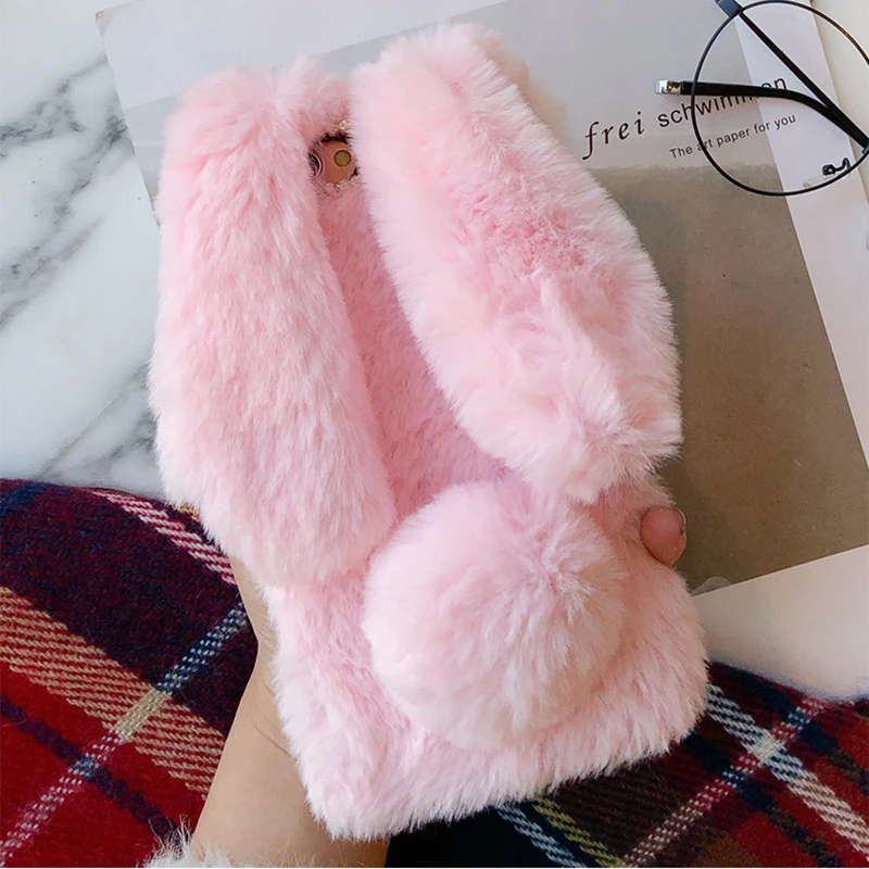 Furry Lovely 3D Rabbit Style Cover Protection Case For Cubot Note plus S Magic Max Nova R9 Skin TPU Silicone Etui |
