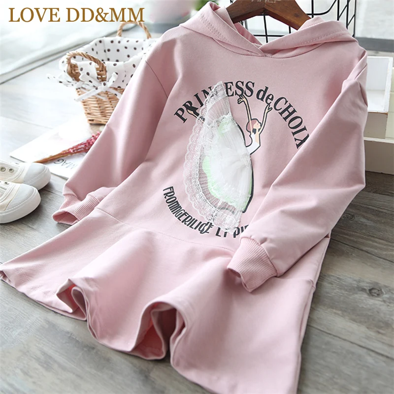 Платье для девочек LOVE DD &amp MM новинка 2022 детская одежда платье-свитер с длинными