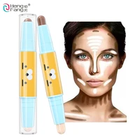 double head 3d bronzer highlighter stick face makeup concealer pen texture contour pencil 3 4g makeup brand hengfang h8469