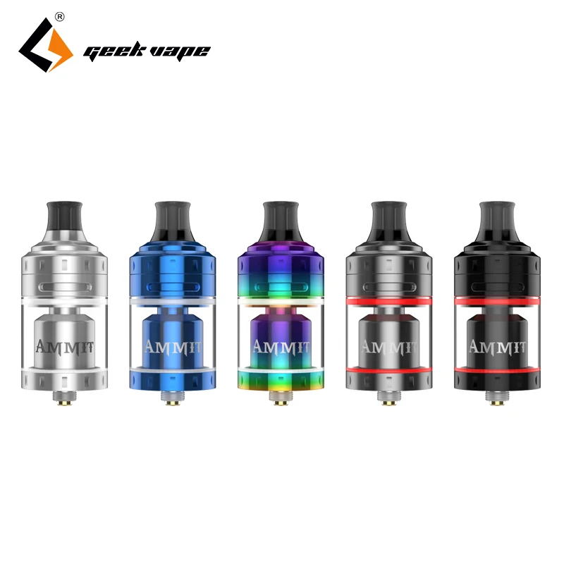 2 шт./лот новейший оригинальный Geekvape Ammit MTL RTA 3D воздушный поток 4 мл vape танк с одной