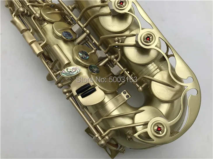 BULUKE плоский альт саксофон Eb Топ музыкальный инструмент Saxe Рисование процесс Sax
