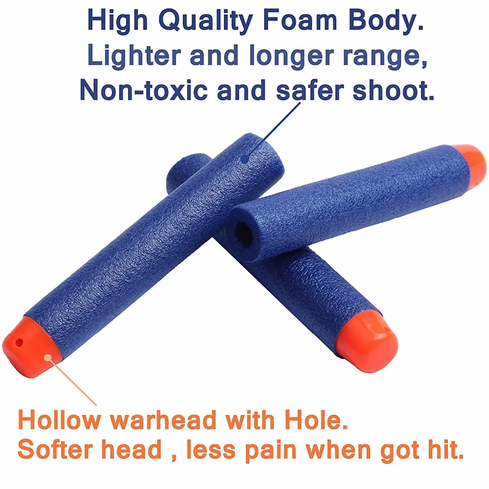 100 шт. пополнения пуля Дартс с Сумка для хранения Нерфа Н-Страйк Elite Retaliator серии