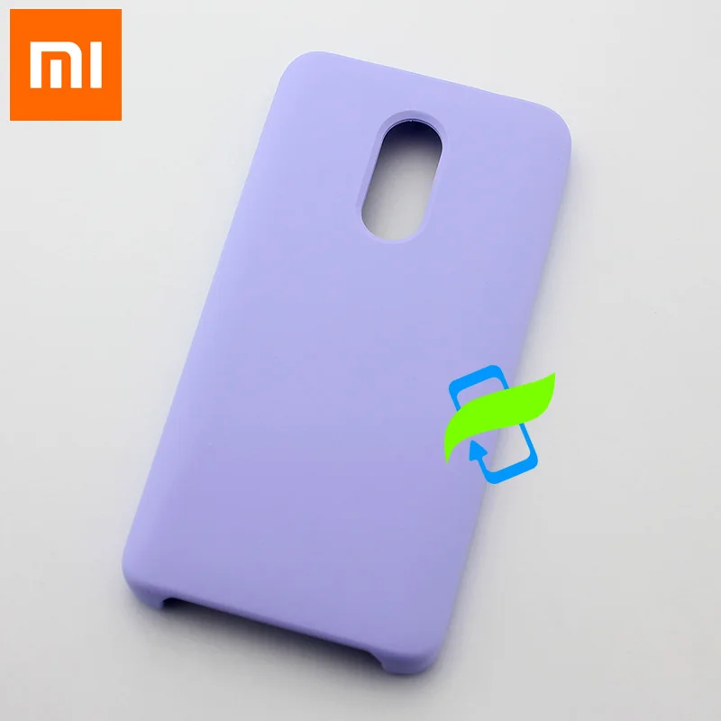 Purple Xiaomi Redmi Note 4 Чехол жидкий силиконовый защитный чехол для задней панели XIAO mi Note 8 4X5 A 6 3 S 2 Pro Plus mi A cc9 E 9 7 Y mi x Play чехол - Цвет: Purple