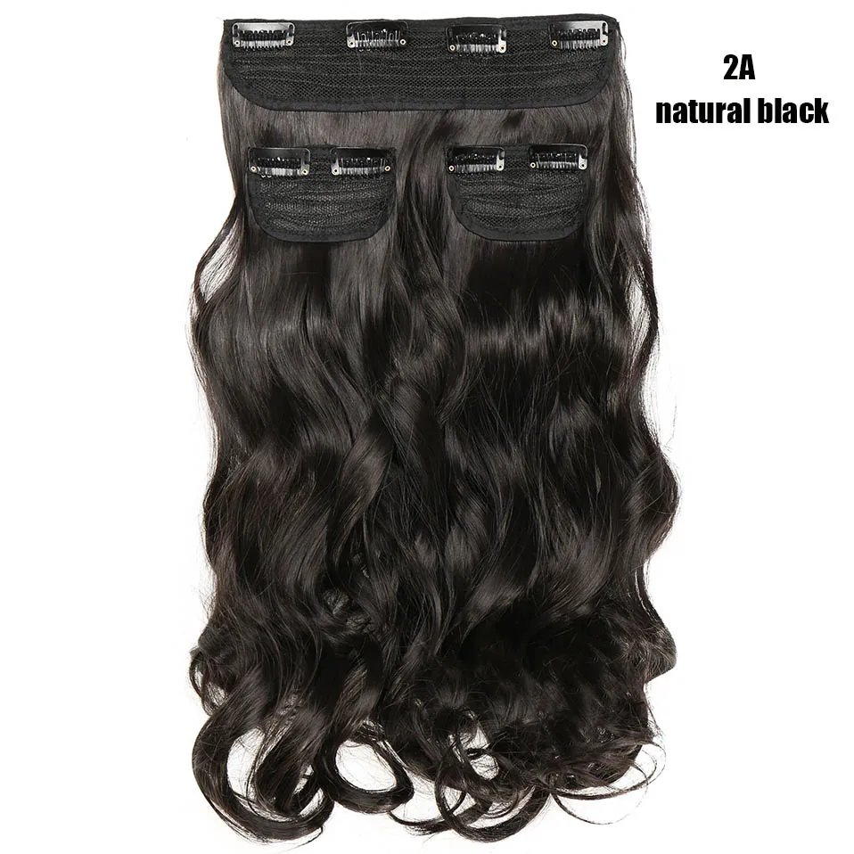 natural black S-noilite 2" 3 шт./компл. заколки для волос на заколках длинные вьющиеся синтетические шиньоны натуральным жемчугом на заколках для наращивания, волосы для Для женщин - Цвет: natural black