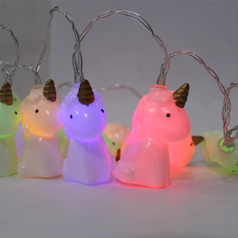 10pcs/set led lighting lamps lovely mini animal fairy string lights night light battery garland novelty baby decor | Дом и сад