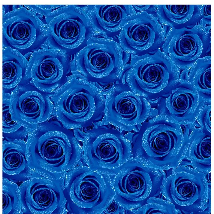 3D PVC floor wallpaper Blue Rose living room bedroom tiles Custom Photo self-adhesive | Обустройство дома