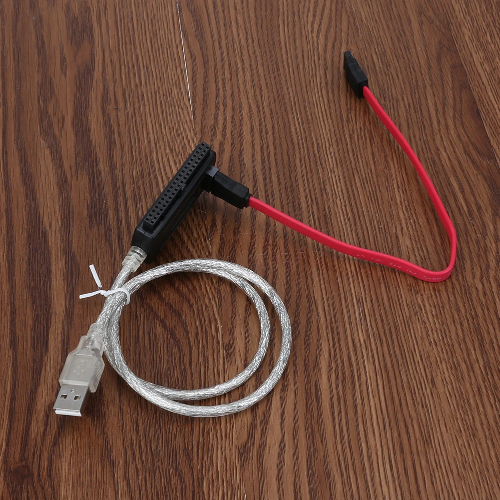 SATA/PATA/IDE привод к USB 2 0 конвертер кабель для HDD с внешним адаптером питания