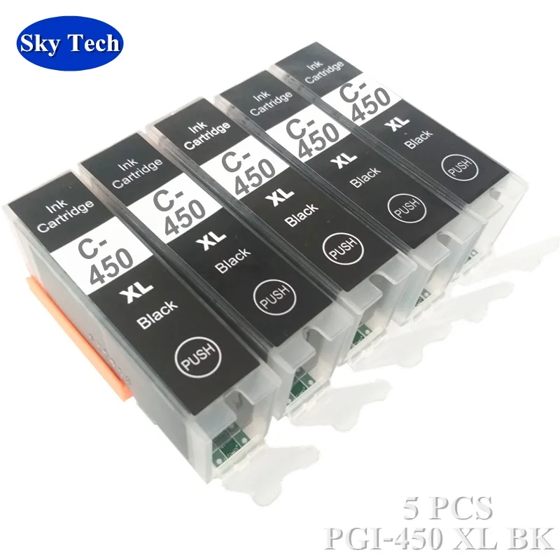 Совместимый чернильный картридж для PGI450 CLI451 PGI 450 CLI 451 Canon PIXMA IP7240 MG5440 MG6340
