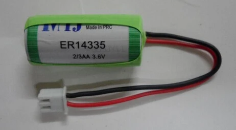 HOT NEW ER14335 14335 3.6V 2/3AA 1001MAh-1601MAh lithium battery High performance PLC control in Li-ion batteries plug