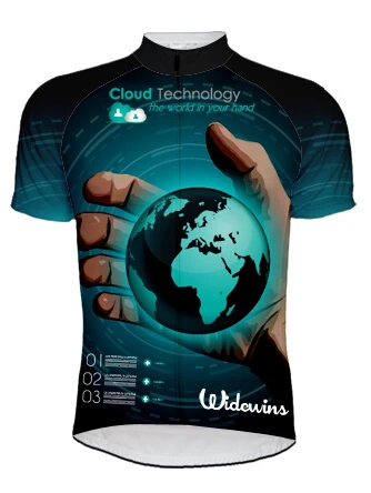 WIDEWINS 2015 земля доставка Мужчины Рукавом Breathale Спортивная Quick Dry Фитнес Велосипед