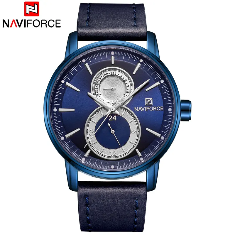 NAVIFORCE 2018 кварцевые часы мужские Лидирующий бренд спортивные высококачественные