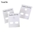 100 шт., пластиковые серьги-гвоздики, 4 х3 см