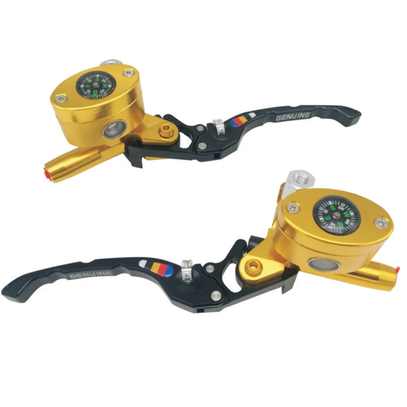 Мотоцикл двойной дисковый боковой нажимной тормозной насос рычаг регулируемая