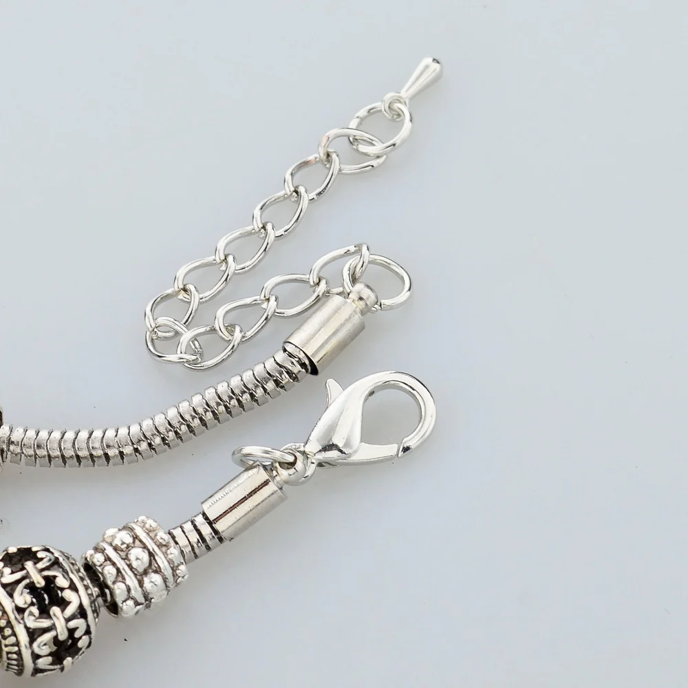 LongWay ювелирные изделия серебряные браслеты для женщин сделай сам бусины-шармы