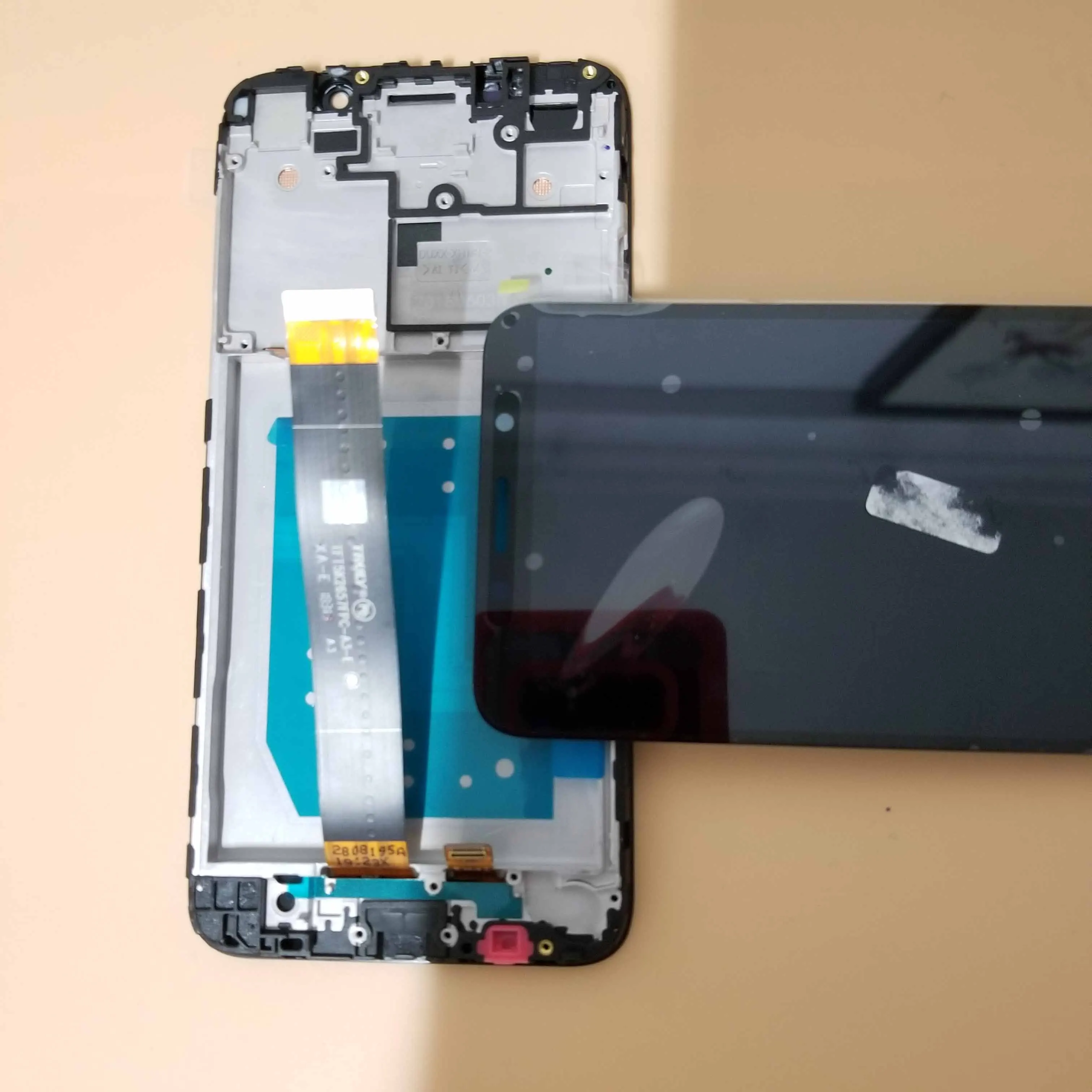 Русская версия 5,45 дюймов для huawei Honor 7A dua-l22 7S DUA-LX2 ЖК-дисплей кодирующий преобразователь сенсорного экрана в сборе с рамкой - Цвет: OEM LCD Black Frame