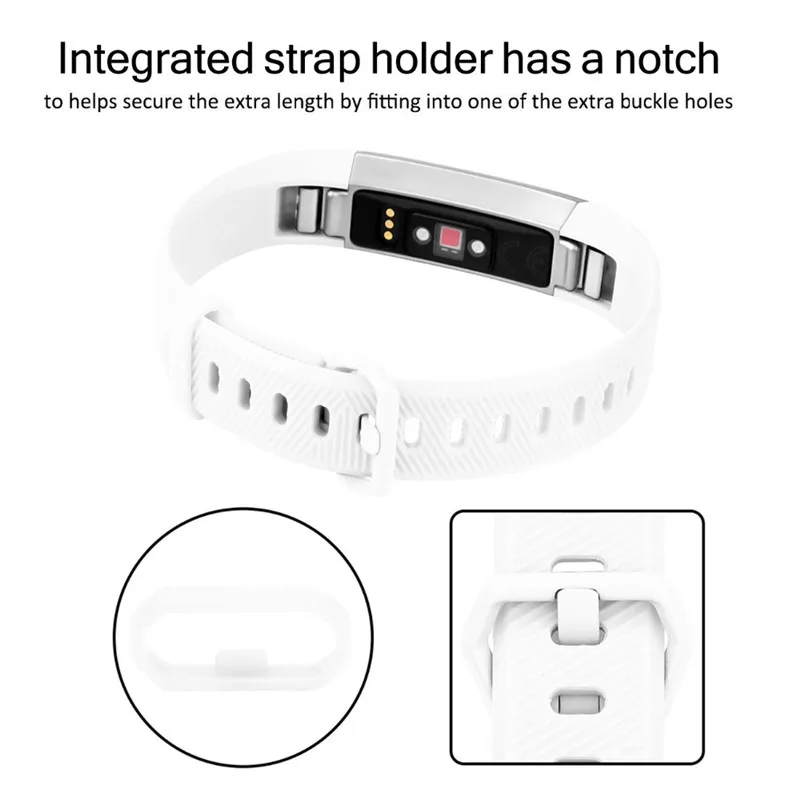 Odog силиконовый дышащий ремешок для Fitbit Alta/HR Смарт часы браслет Высокое качество