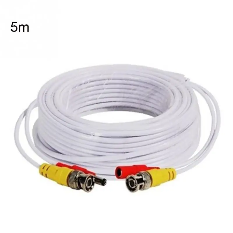 New CCTV Camera Accessories BNC Power Video Siamese Cable for Surveillance DVR Kit Length 1m 5m 10m 20m 30m