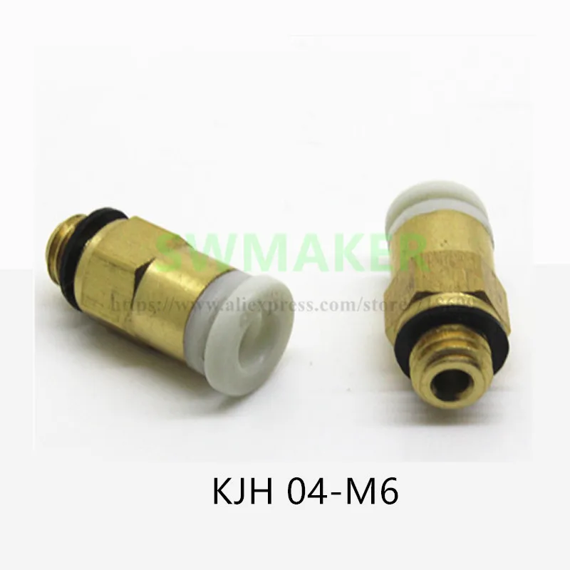 

Reprap bowden extruder One-touch fittings 4*2 mm M6 threaded for 1.75 mm filament for 3D printer parts