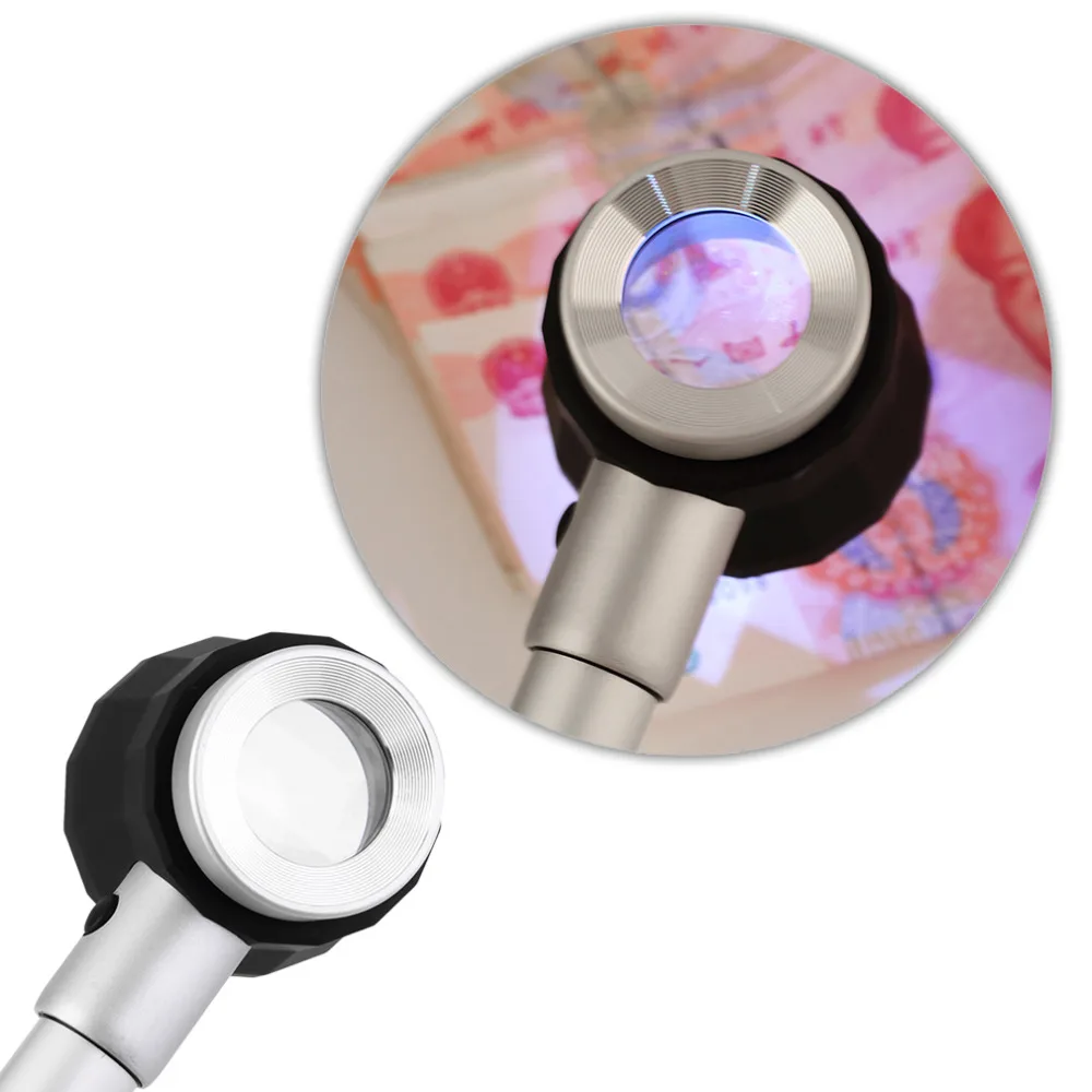 Новинка 10х Оптическое стекло светодиодный увеличитель ювелиры инструменты лупа