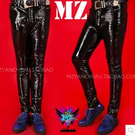S 3XL! 2017 мужские новые певец BIGBANG DJ zhi long style GD тонкие супер эластичные брюки из