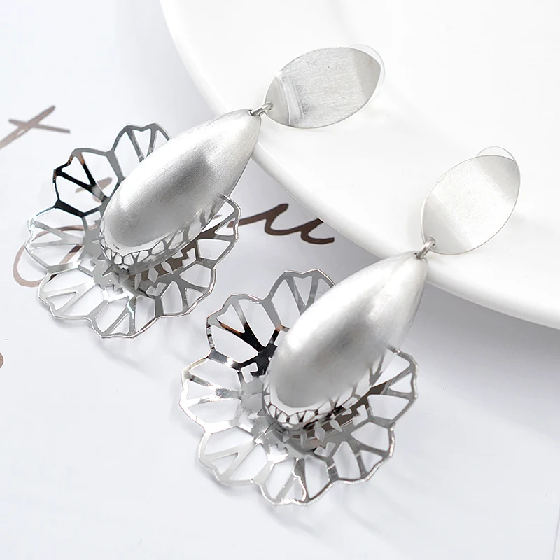 Sunny Jewelry Bohemia Big Earrings For Women Long Drop Dangle Statement Wedding Flower Engagement | Украшения и аксессуары