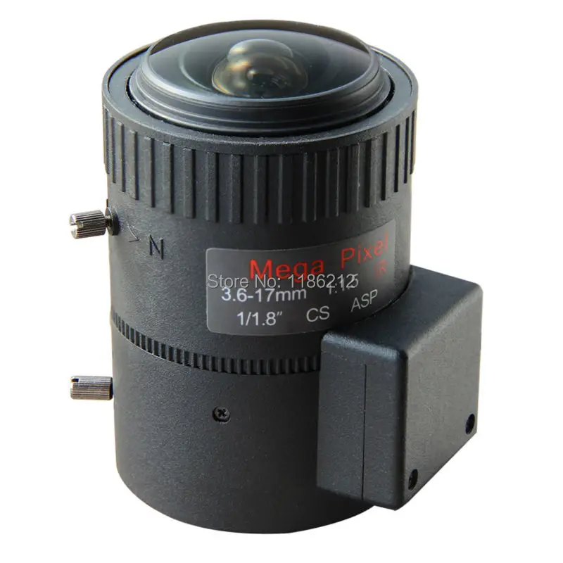 

3MP HD CCTV lens 3.6-17mm, 1/1.8" Varifocal Auto Iris ITS lens CS Mount Lens ,lens for Security Camera Surveillance cameras