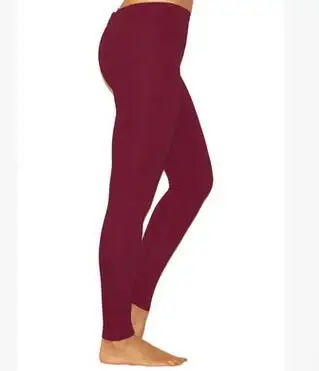 2018 HUiyitao Cotton solid color low waist slim women leggings | Женская одежда
