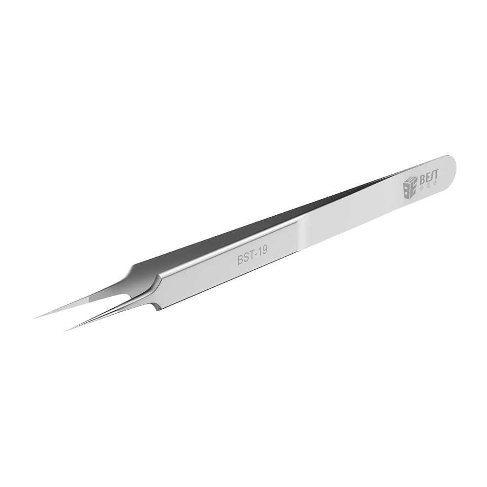 

Ultra Precision Tweezers Stainless Steel Curved Straight 0.01mm Fly Wire Super Hard Forceps BGA Motherboard Maintenance Nipper