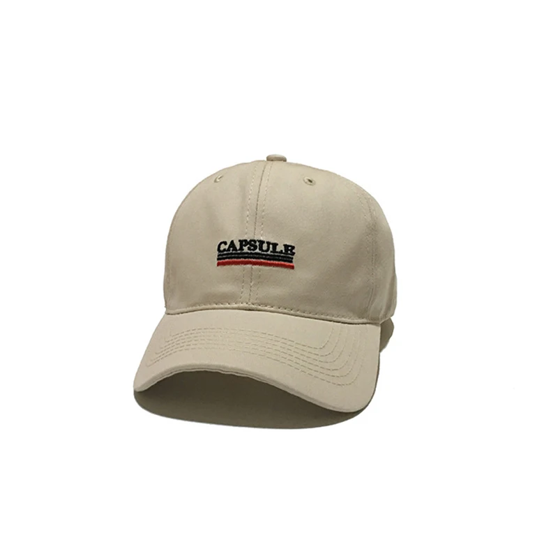 beige Новинка хлопковая индивидуальная бейсболка, кепка, бейсболка с вышивкой, модные кепки для мужчин и женщин, черная шляпа для папы - Цвет: beige