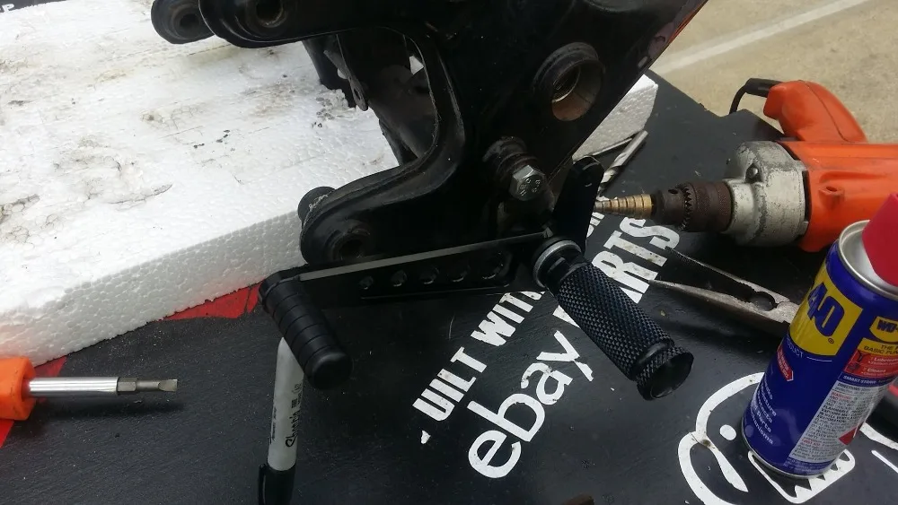 BIKINGBOY Универсальный Rearsets сзади Устанавливает подножки для BMW R45 74 '❵ 76 77 78 Кафе