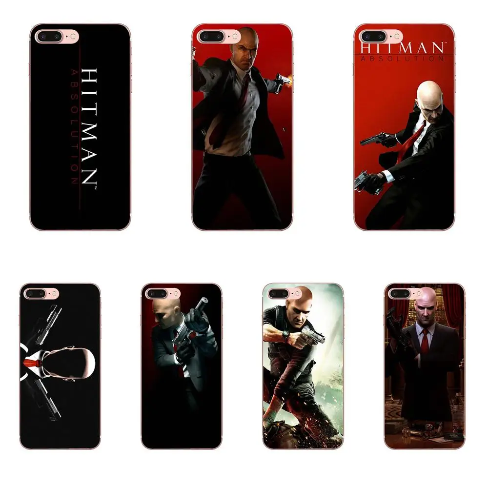 ТПУ дизайн под заказ для Xiaomi Note 3 4 Mi3 Mi4 Mi4C Mi4i Mi5 Mi 5S 5X 6 6X 8 SE A1 Max Mix 2 Hitman Absolution