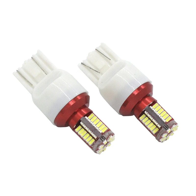 1 шт. T20 7440 7443 W21/5 Вт 57 SMD 3014 Светодиодные Авто Тормозные огни для автомобиля 21/5 DRL
