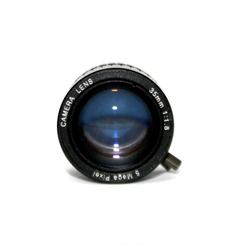 5MP 35mm объектив 1:1.8 HD промышленный фиксированный ручной IRIS Focus зум-объектив с