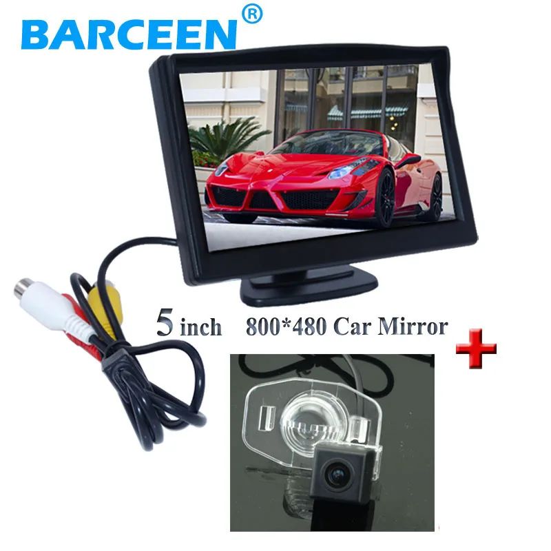 

LCD 800*480 color screen car display monitor with waterproof IP 69K car backup reserve camera adapt for Toyota corolla 2007~2013