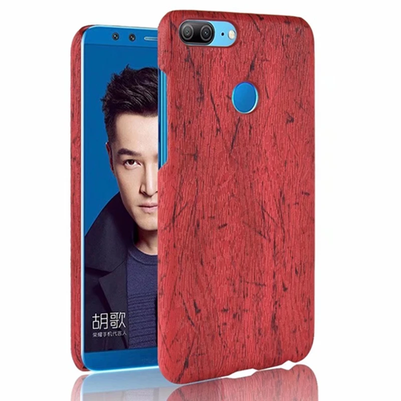 Дерево Искусственная кожа для honor 9 Lite Защитный чехол КРЫШКА ДЛЯ имиджевый задняя