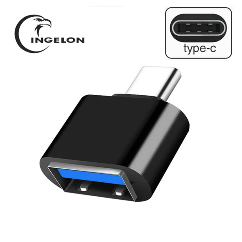 Ingelon USB 3,0 Тип type-C и разъемом типа «мама» Тип C USB-C OTG конвертер для Xiaomi Mi5 Mi6 huawei samsung Мышь клавиатура USB диск