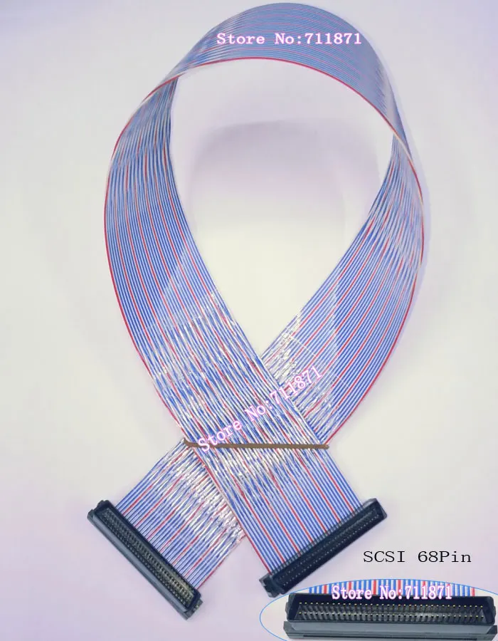 50cm 68P Male to SCSI Cable 68 Pin Line Wire Cord SCSI68 | Data Cables