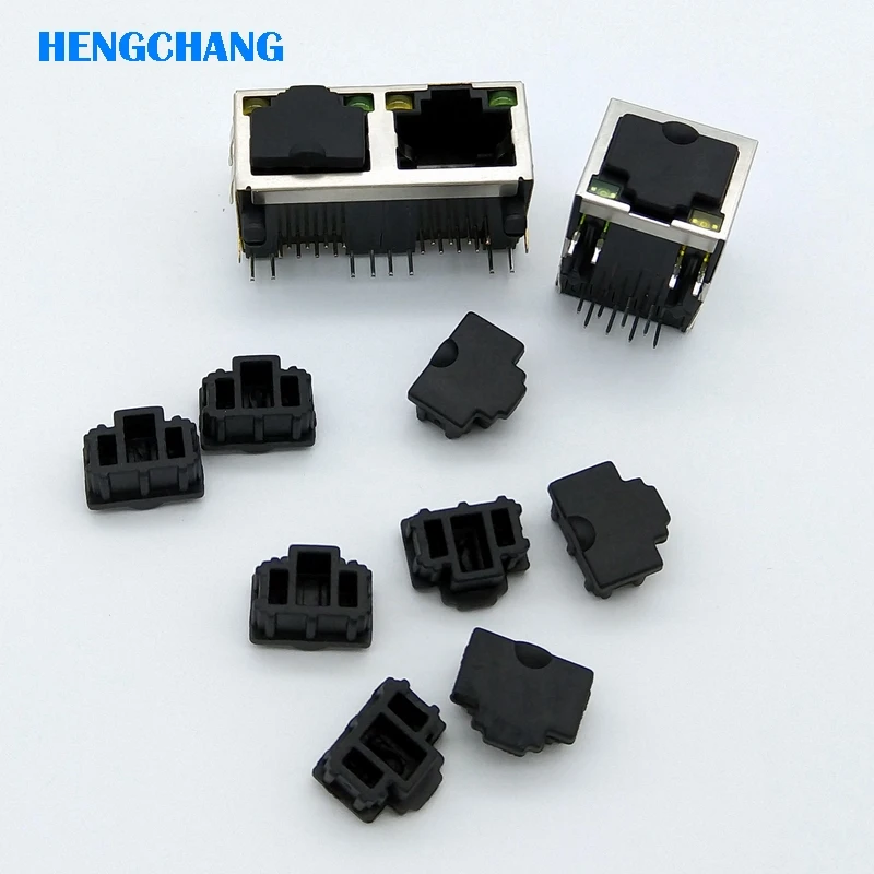 10 шт RJ45 Защитная резиновая крышка сетевой разъем крышка|cap connector|cap capcap rj45 |