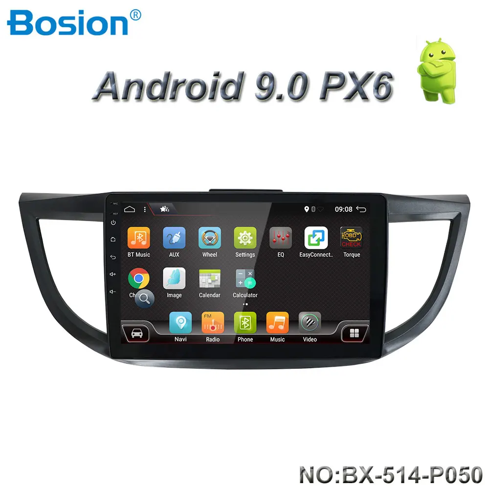 Автомагнитола Bosion на Android 9 0 мультимедийный dvd-плеер с gps для Honda CRV CR-V 2011-2015