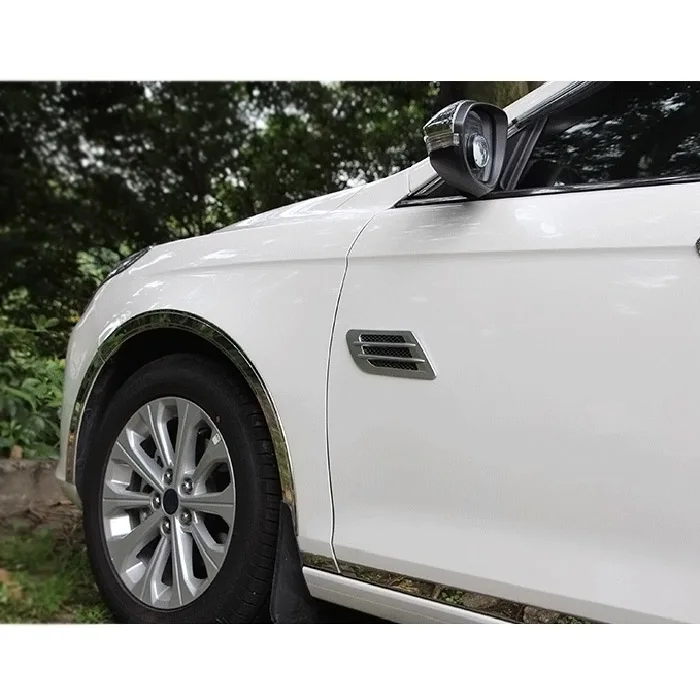 2 шт. ABS Пластик автомобильные наклейки на боковую часть как вентиляция крыло