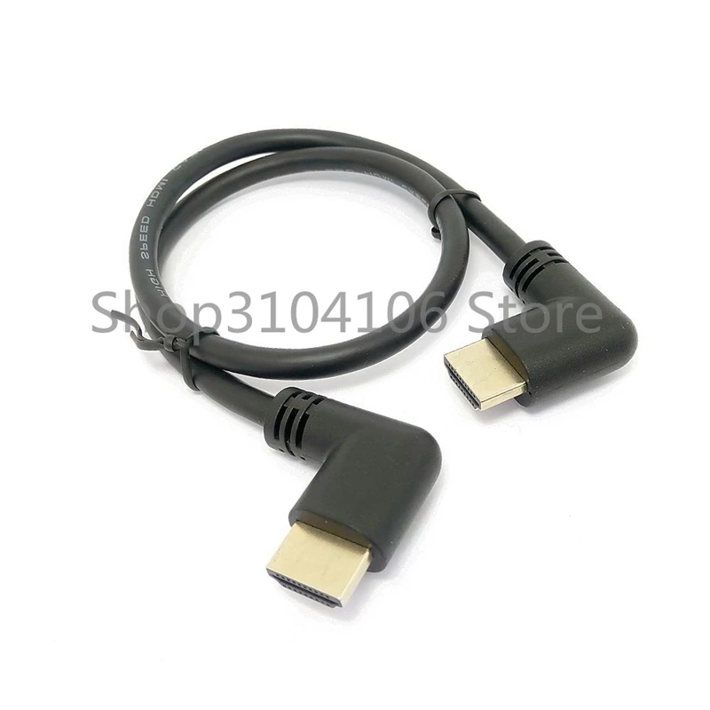 Совместимому с HDMI 2 0 4K 3D двойной 90 градусов под прямым углом адаптер штыревой на