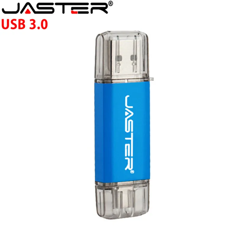 

JASTER USB 3.0 OTG & type-c usb flash drives 16GB 32GB 64GB 128GB 256GB pendrives dual pen drive for android system