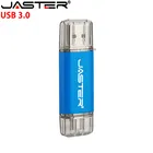 USB флеш-накопитель JASTER, OTG  type-c, 16 ГБ, 32 ГБ, 64 ГБ, 3,0 Гб, 128 ГБ