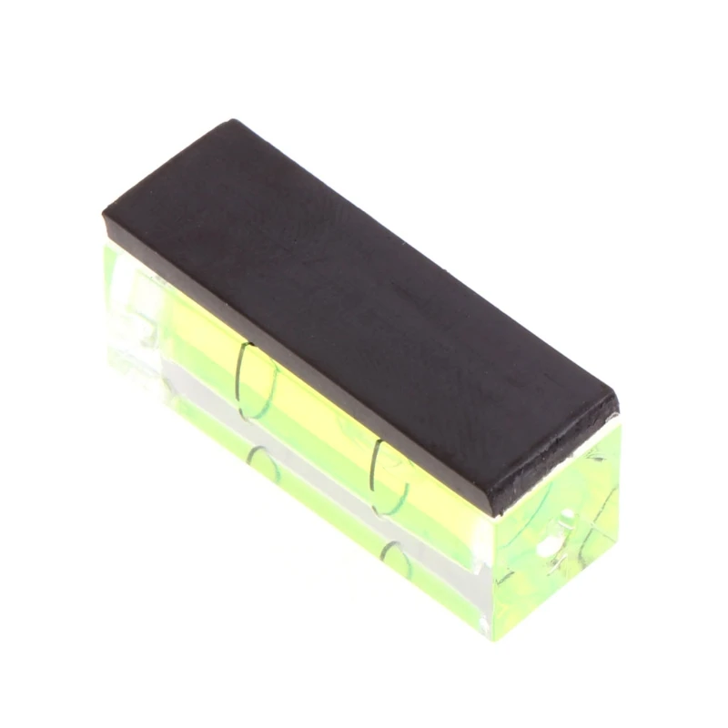 

KTJ Mini Spirit Bubble Level Picture Hanging Measuring Tools with Magnetic Stripe 29x11x10mm