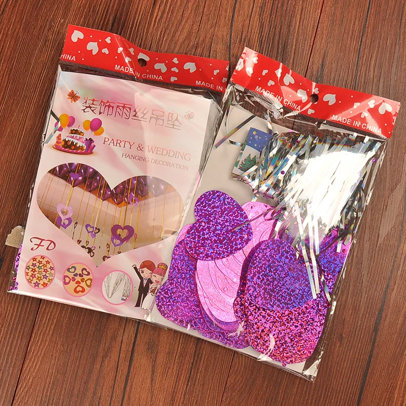 Wedding Ballon Pendant Hanging Decorations Party Foil Curtains Metallic Fringe Shimmer | Дом и сад