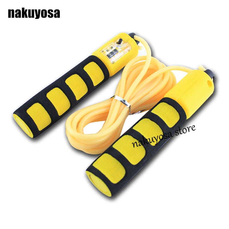 Скакалка со счетчиком для занятий спортом фитнесом Кроссфит регулируемая