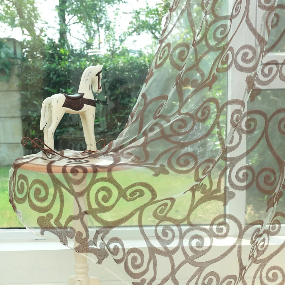 NAPEARL модные шторы тюль панель отвесные ткани окно балкон кухня гостиная органза